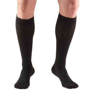 Truform 15-20 mmHg Compression Stockings for Men and Women, Knee High Length, Closed Toe
