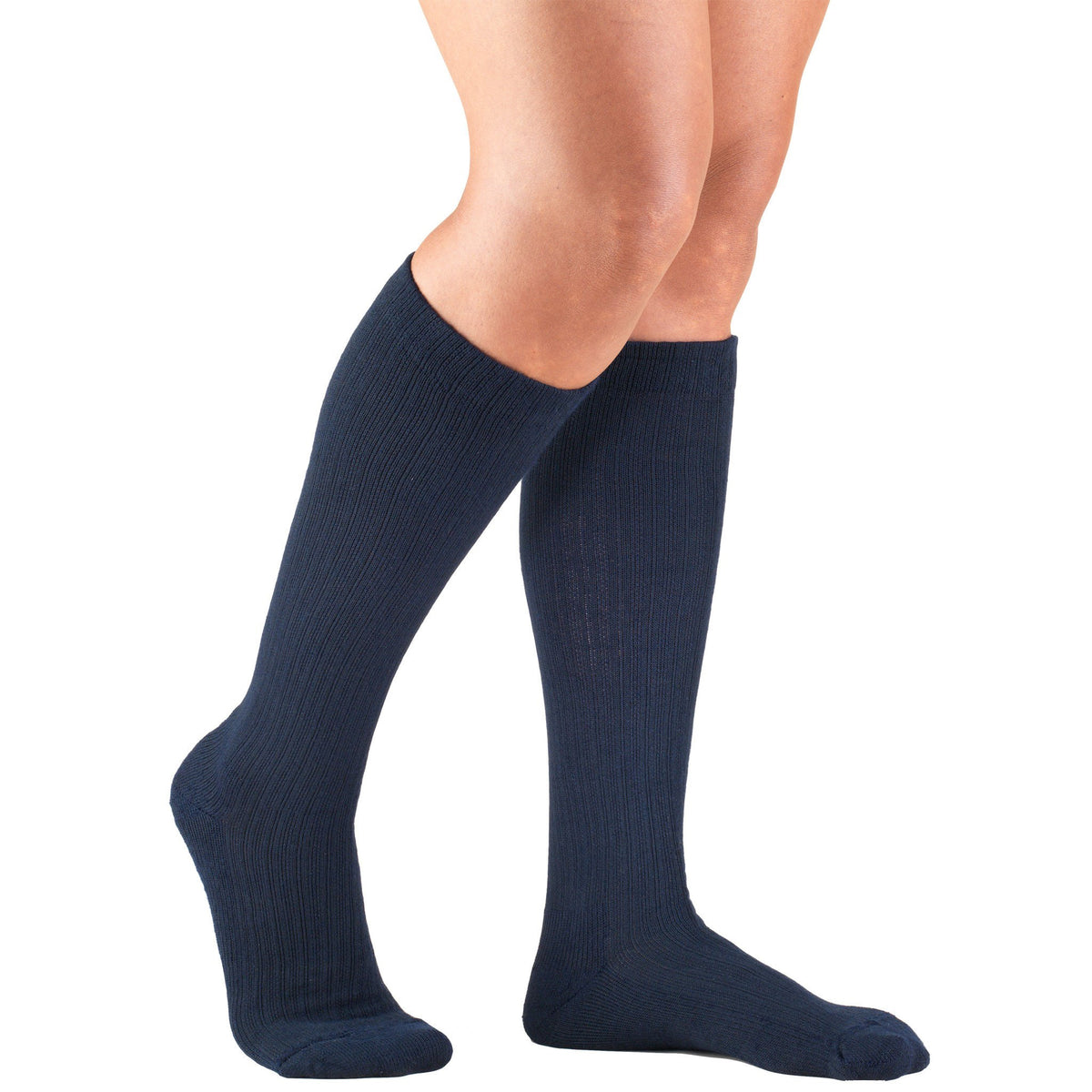 Truform Compression Socks, 15-20 mmHg, Ladies Gym Socks, Knee High Over Calf Length