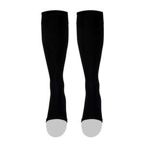 Truform 15-20 mmHg Compression Stockings for Men and Women, Knee High Length, Open Toe