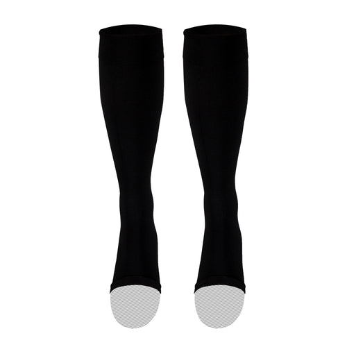 Truform 15-20 mmHg Compression Stockings for Men and Women, Knee High Length, Open Toe