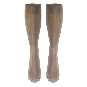 Truform Compression Socks, 15-20 mmHg, Women's Dress Socks, Knee High Over Calf Length