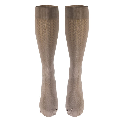 Truform Compression Socks, 15-20 mmHg, Women's Dress Socks, Knee High Over Calf Length