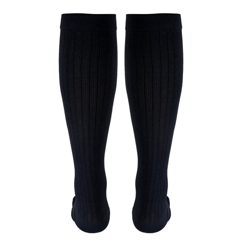 Truform Compression Socks, 8-15 mmHg, Men's Dress Socks, Knee High Over Calf Length