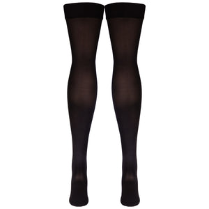 Truform Women's Compression Stockings, 20-30 mmHg, Thigh High Length, Open Toe, Opaque