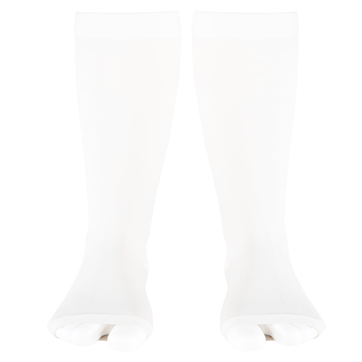 Truform 30-40 mmHg Compression Stockings for Men and Women, Knee High Length, Open Toe
