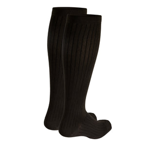 Truform Compression Socks, 8-15 mmHg, Men's Dress Socks, Knee High Over Calf Length