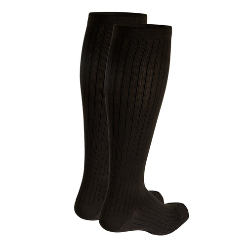 Truform Compression Socks, 8-15 mmHg, Men's Dress Socks, Knee High Over Calf Length