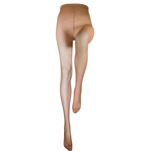 Truform 15-20 mmHg Compression Pantyhose, Sheer 20 Denier Women's Shaping Tights