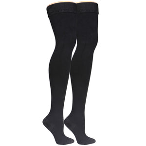 Truform Compression Socks, 20-30 mmHg, Men's Dress Socks, Thigh High Over Knee Length