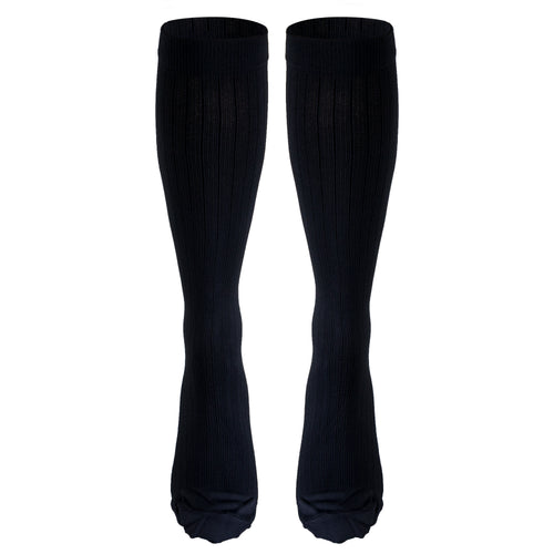 Truform Compression Socks, 8-15 mmHg, Men's Dress Socks, Knee High Over Calf Length