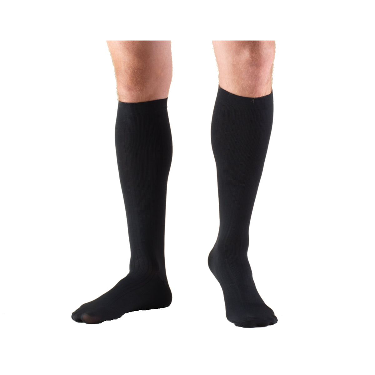 Truform Compression Socks, 8-15 mmHg, Men's Dress Socks, Knee High Over Calf Length