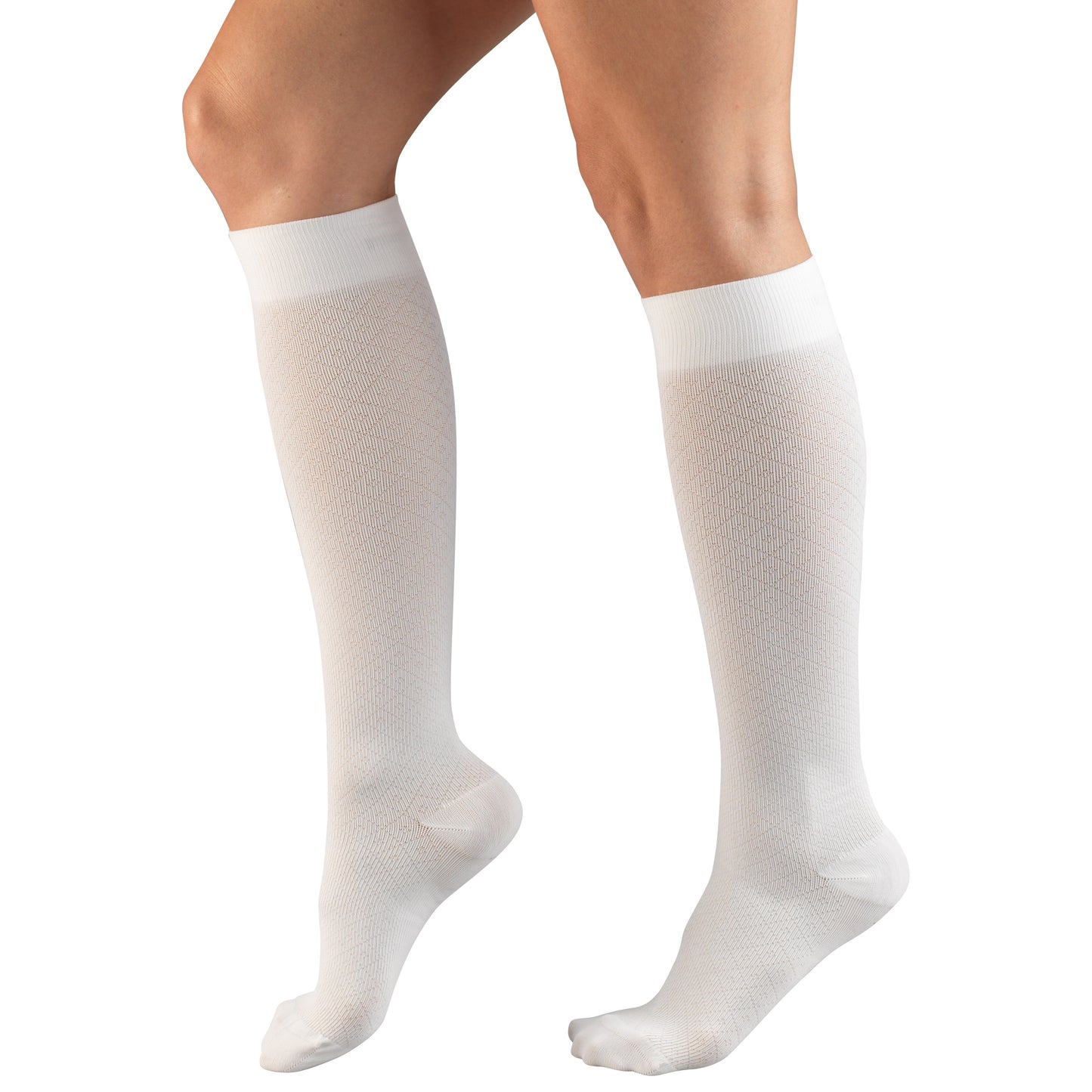 Truform Compression Socks, 15-20 mmHg, Women's Dress Socks, Knee High Over Calf Length