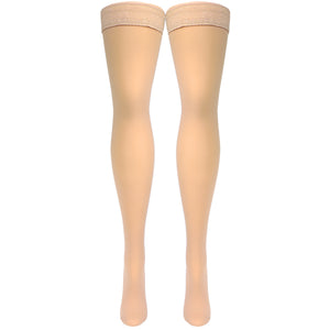 Truform Sheer Compression Stockings, 20-30 mmHg, Women's Thigh High Length, 30 Denier