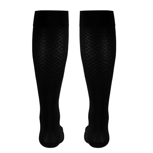 Truform Compression Socks, 15-20 mmHg, Women's Dress Socks, Knee High Over Calf Length