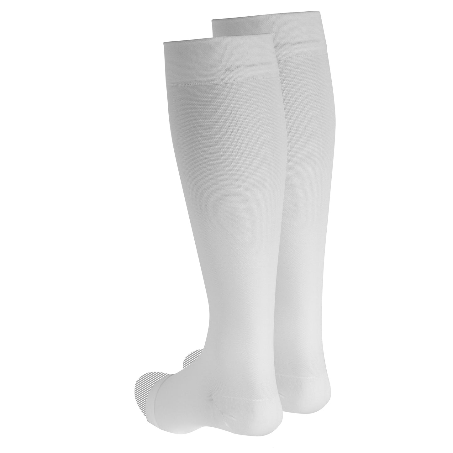 Truform 20-30 mmHg Compression Stockings for Men and Women, Knee High Length, Open Toe