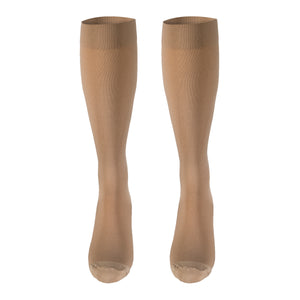 Truform Surgical Stockings, 18 mmHg Compression for Men and Women, Knee High Length, Closed Toe