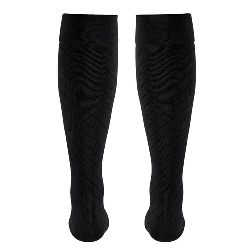 Truform Travel Compression Socks for Men and Women, 15-20 Knee High Over Calf Length