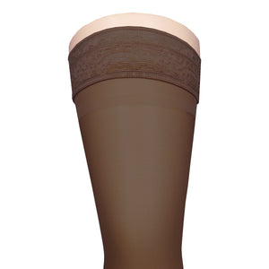 Truform Sheer Compression Stockings, 15-20 mmHg, Women's Thigh High Length, 20 Denier