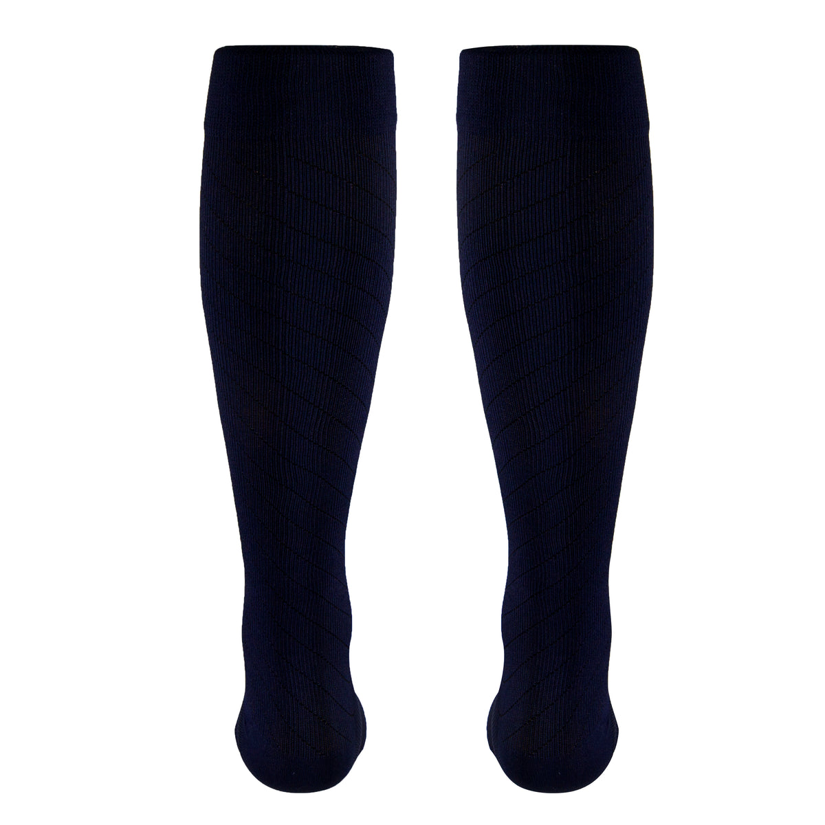 Truform Travel Compression Socks for Men and Women, 15-20 Knee High Over Calf Length