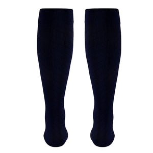 Truform Travel Compression Socks for Men and Women, 15-20 Knee High Over Calf Length
