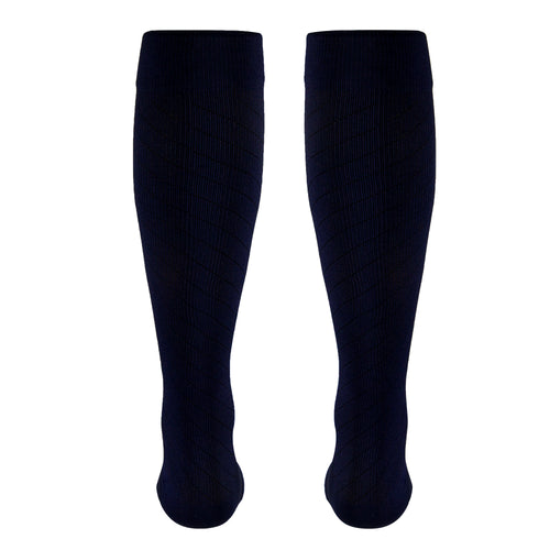 Truform Travel Compression Socks for Men and Women, 15-20 Knee High Over Calf Length