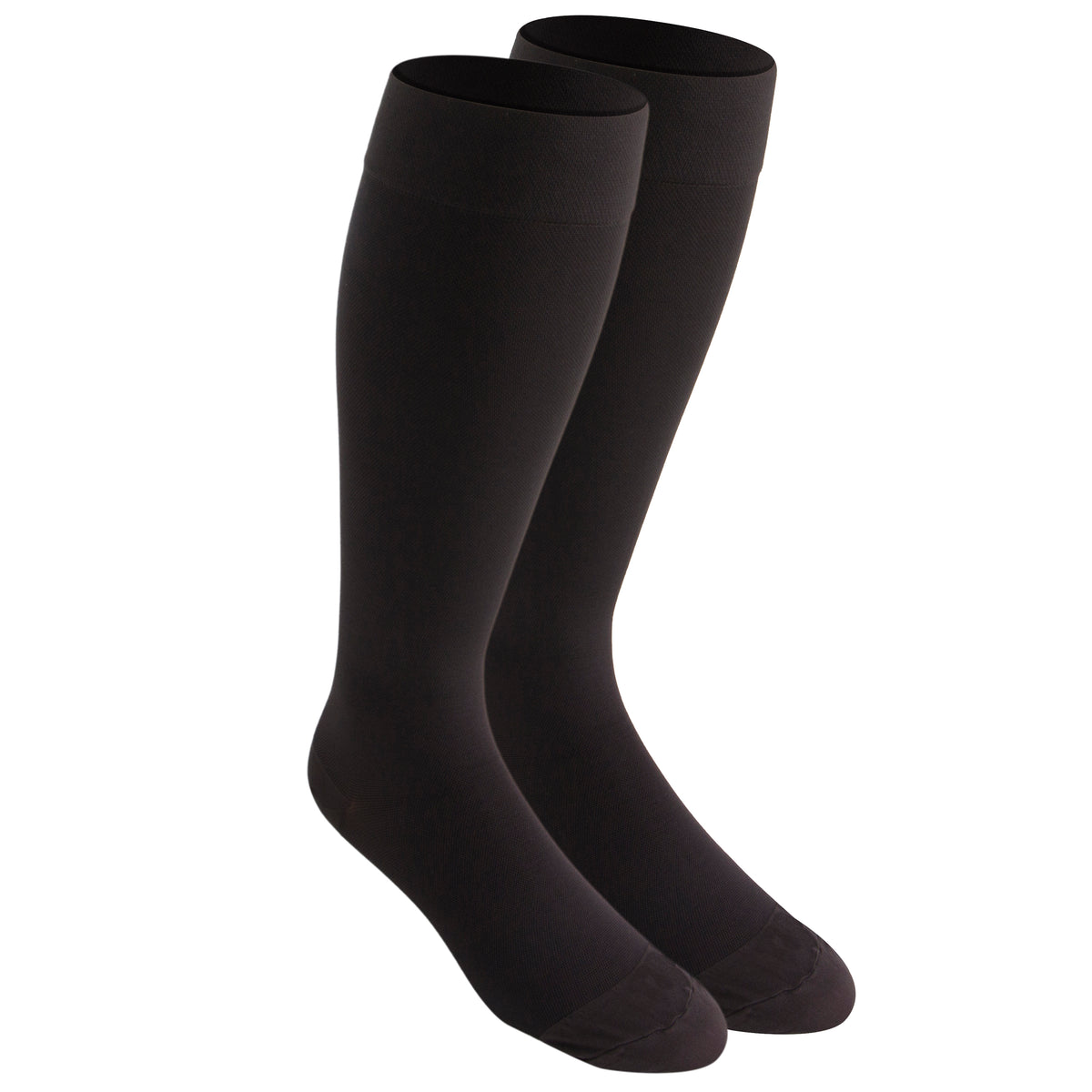 Truform 20-30 mmHg Compression Stockings for Men and Women, Knee High Length, Closed Toe