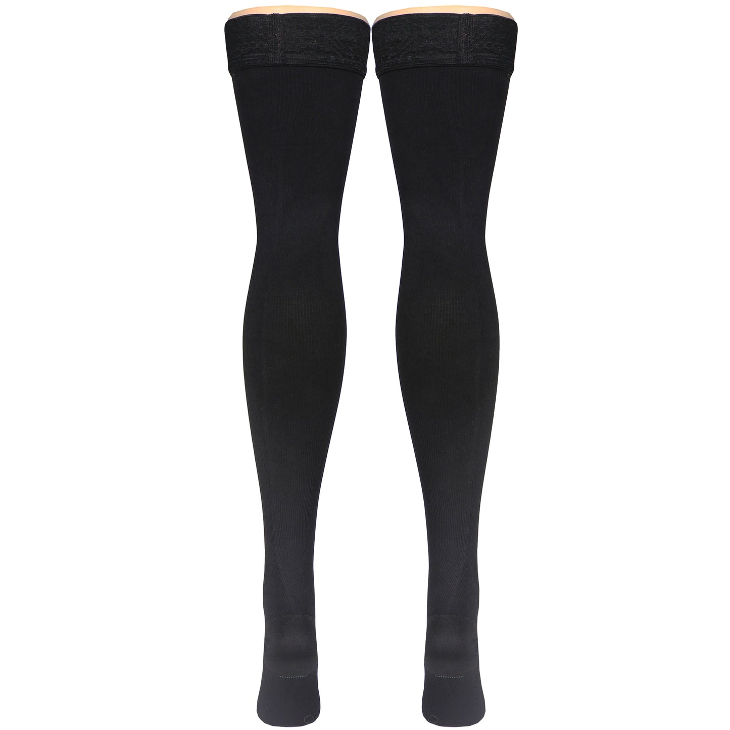 Truform Compression Socks, 20-30 mmHg, Men's Dress Socks, Thigh High Over Knee Length