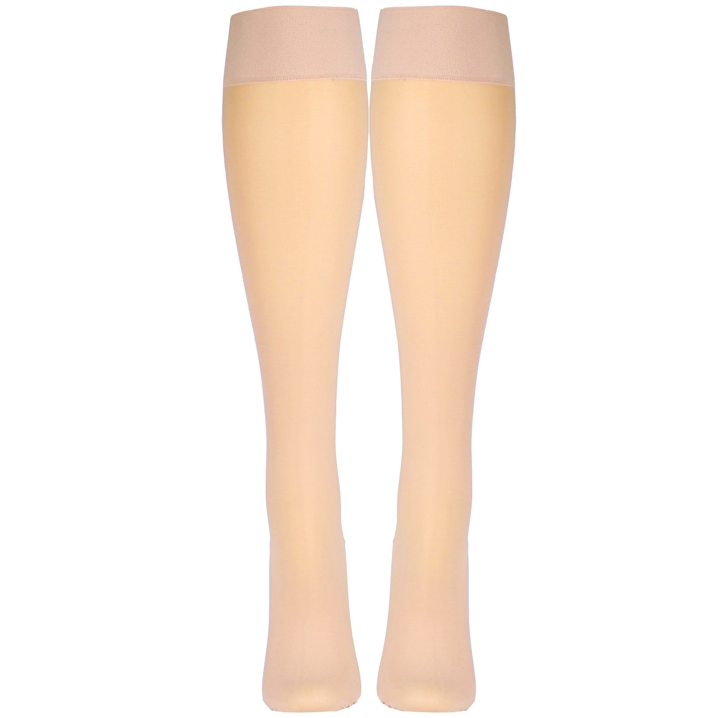 Truform Sheer Compression Stockings, 20-30 mmHg, Women's Knee High Length, 30 Denier
