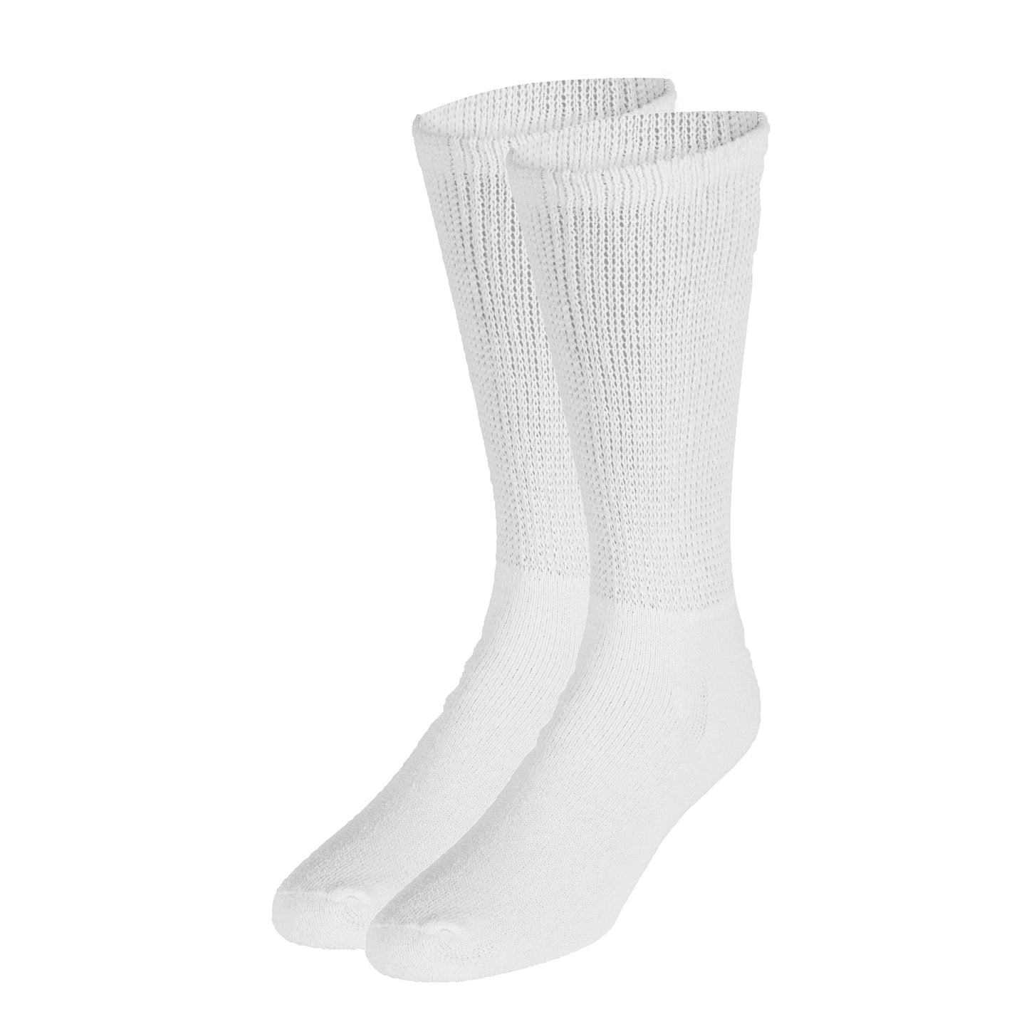 Truform Premiere Diabetic Socks for Men and Women, Medical Style Crew Length, Mid Calf Height