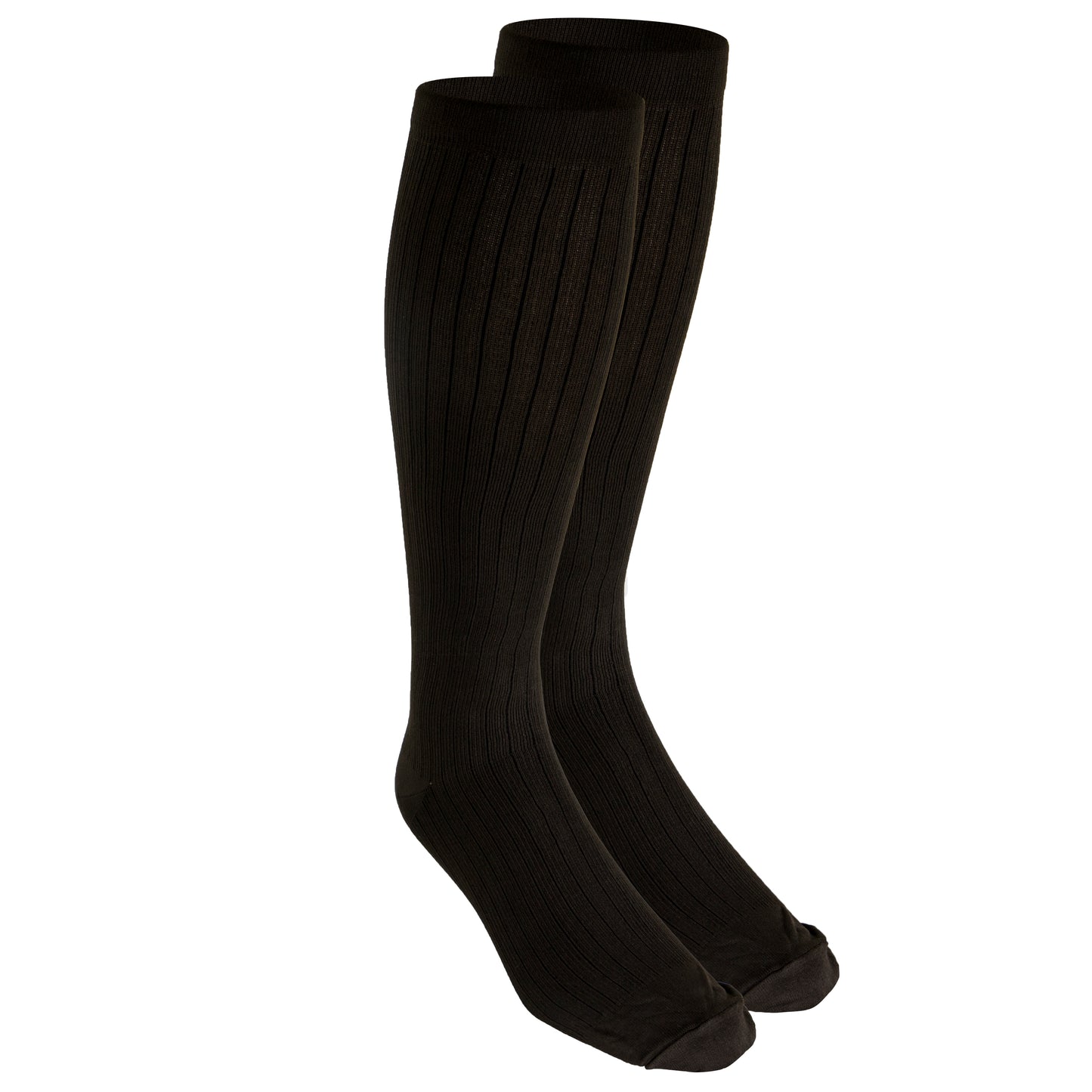 Truform Compression Socks, 8-15 mmHg, Men's Dress Socks, Knee High Over Calf Length