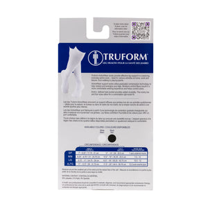 Truform Compression Socks, 20-30 mmHg, Men's Gym Socks, Knee High Over Calf Length