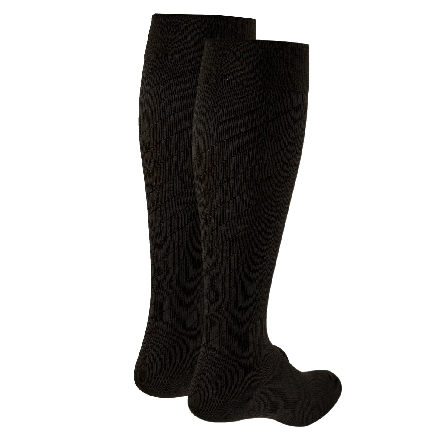 Truform Travel Compression Socks for Men and Women, 15-20 Knee High Over Calf Length