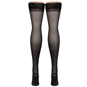 Truform Sheer Compression Stockings, 15-20 mmHg, Women's Thigh High Length, 20 Denier