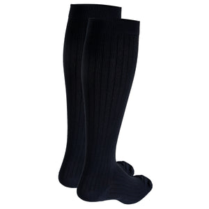 Truform Compression Socks, 8-15 mmHg, Men's Dress Socks, Knee High Over Calf Length
