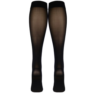 Truform Sheer Compression Stockings, 30-40 mmHg, Women's Knee High Length, 30 Denier
