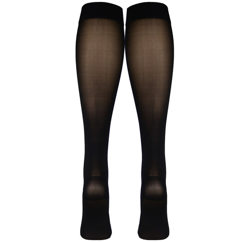 Truform Sheer Compression Stockings, 30-40 mmHg, Women's Knee High Length, 30 Denier