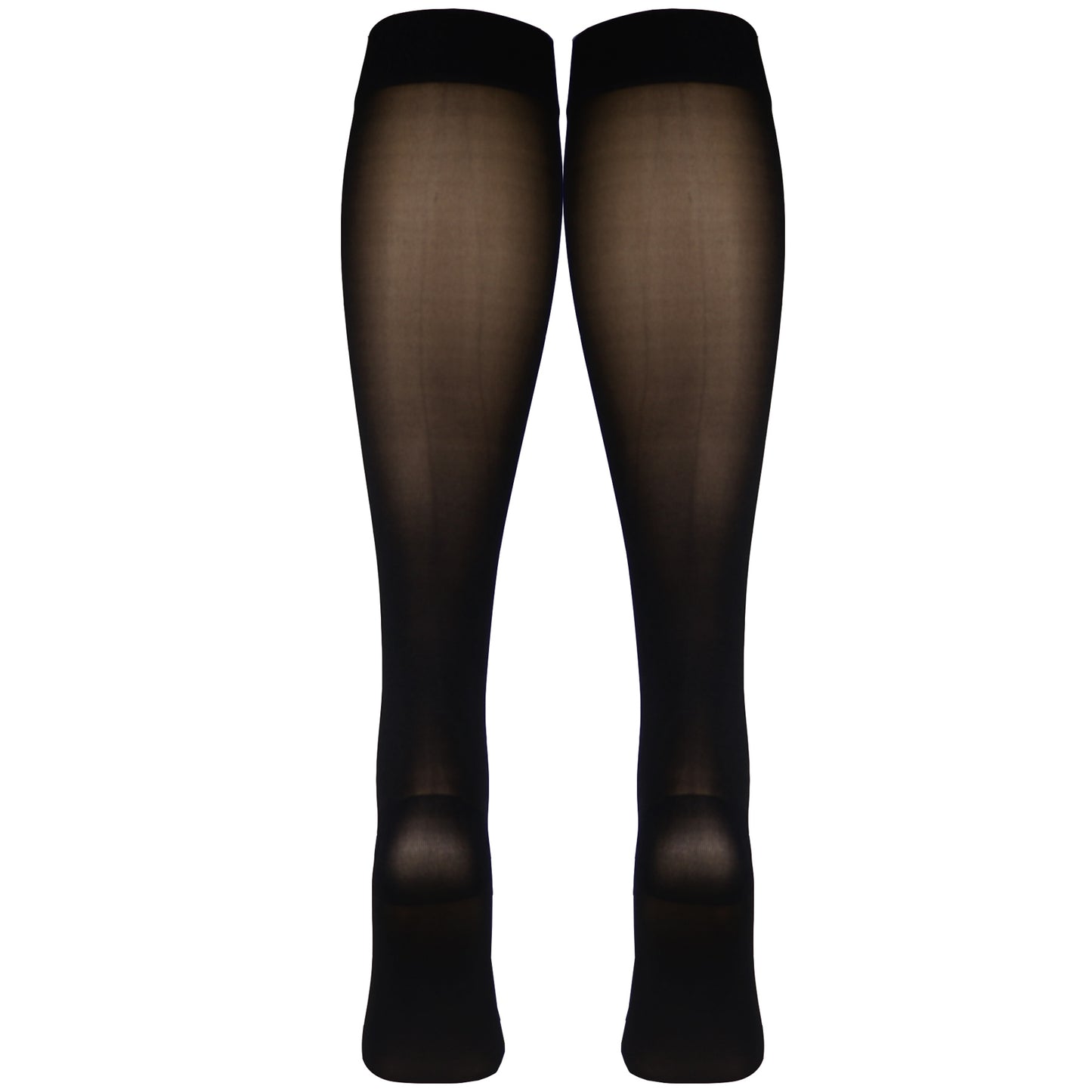 Truform Sheer Compression Stockings, 20-30 mmHg, Women's Knee High Length, 30 Denier