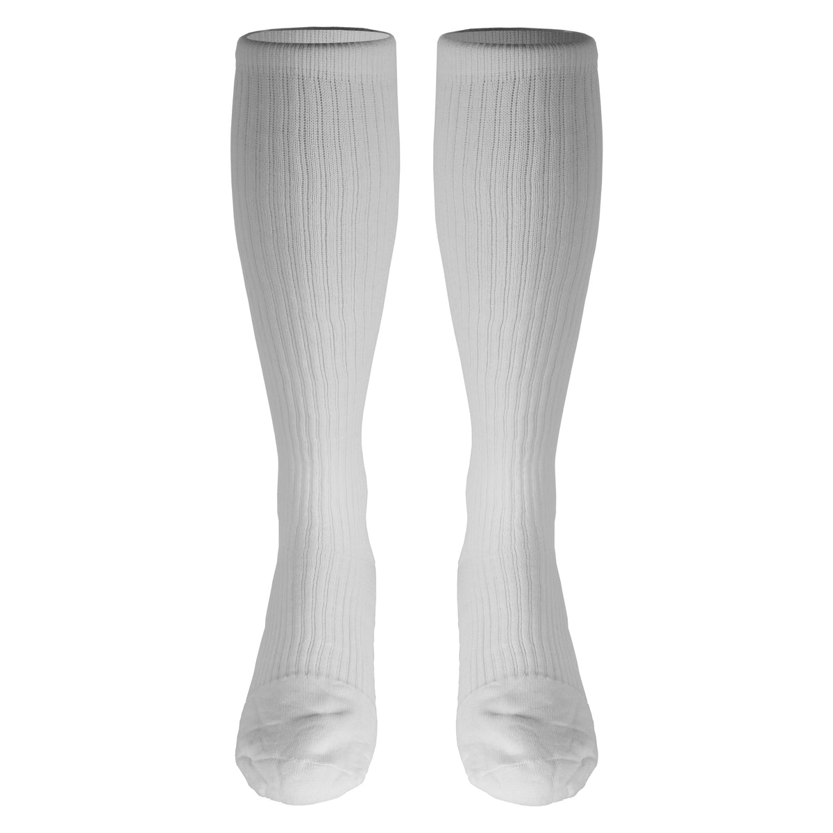 Truform Compression Socks, 15-20 mmHg, Men's Gym Socks, Knee High Over Calf Length