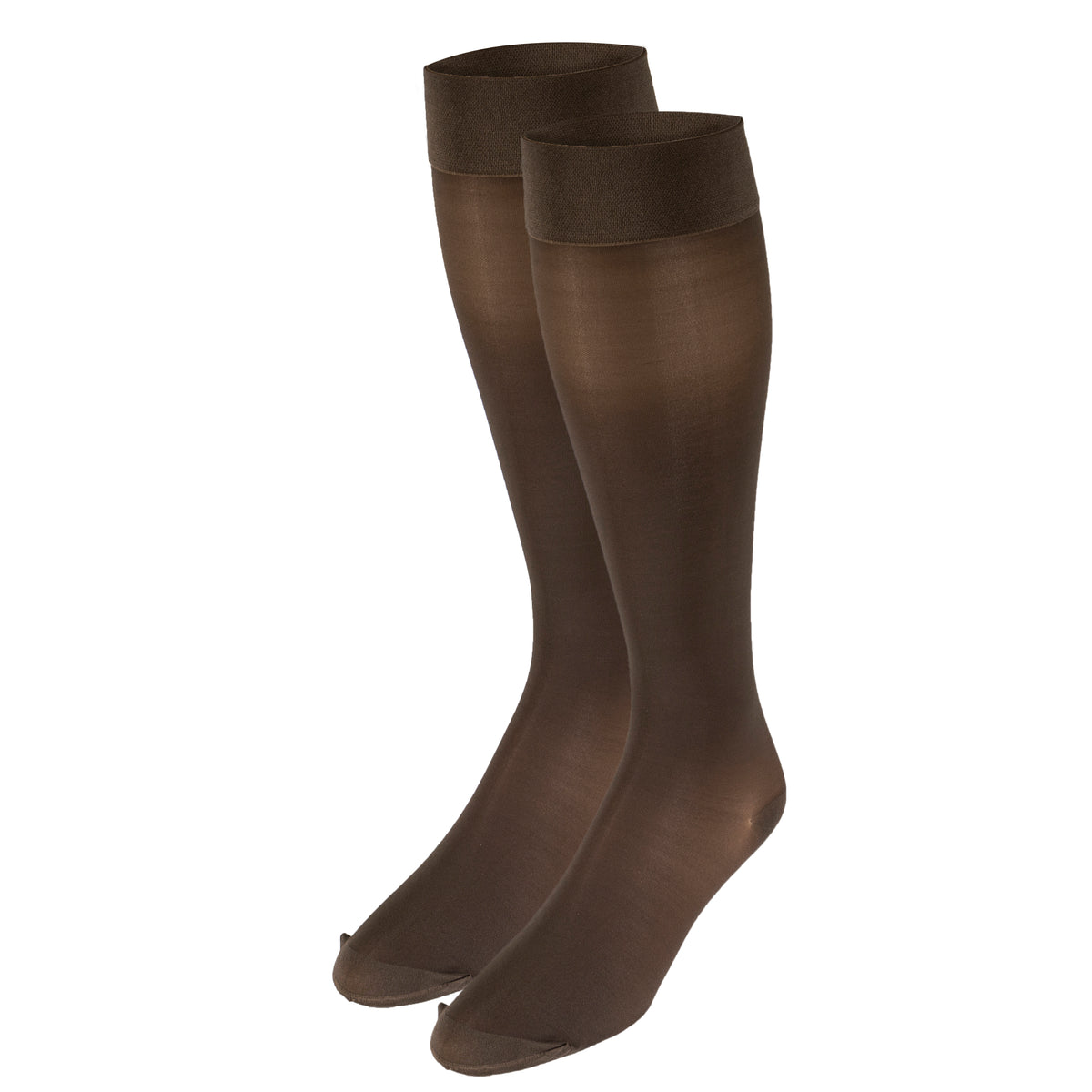 Truform Sheer Compression Stockings, 30-40 mmHg, Women's Knee High Length, 30 Denier