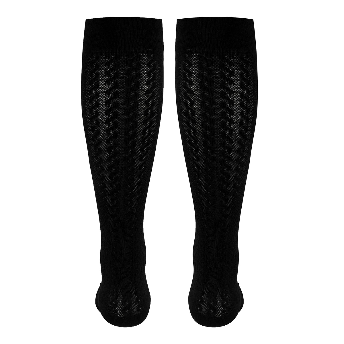 Truform Compression Socks, 15-20 mmHg, Women's Dress Socks, Knee High Over Calf Length