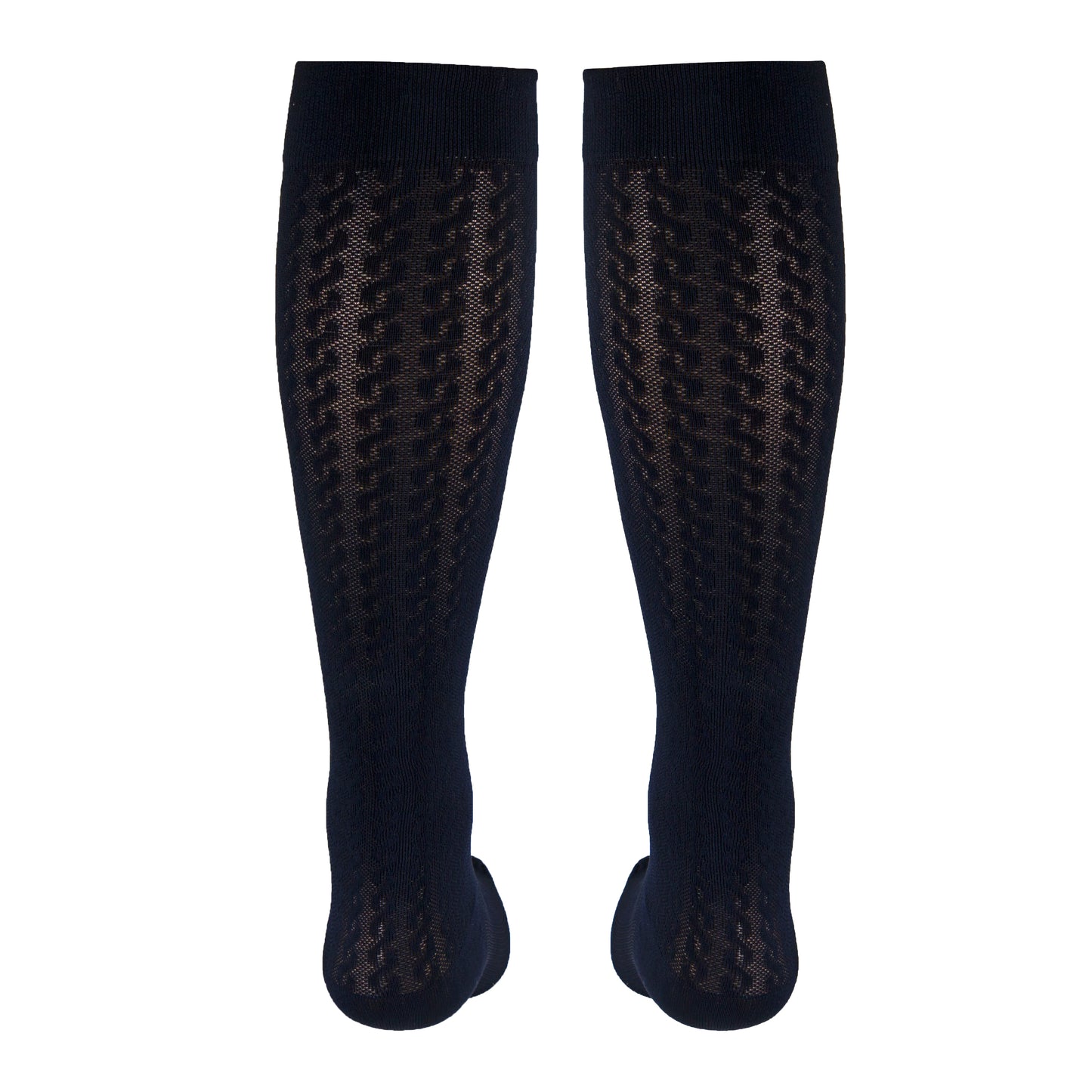 Truform Compression Socks, 15-20 mmHg, Women's Dress Socks, Knee High Over Calf Length