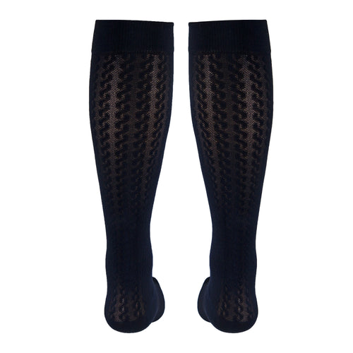 Truform Compression Socks, 15-20 mmHg, Women's Dress Socks, Knee High Over Calf Length