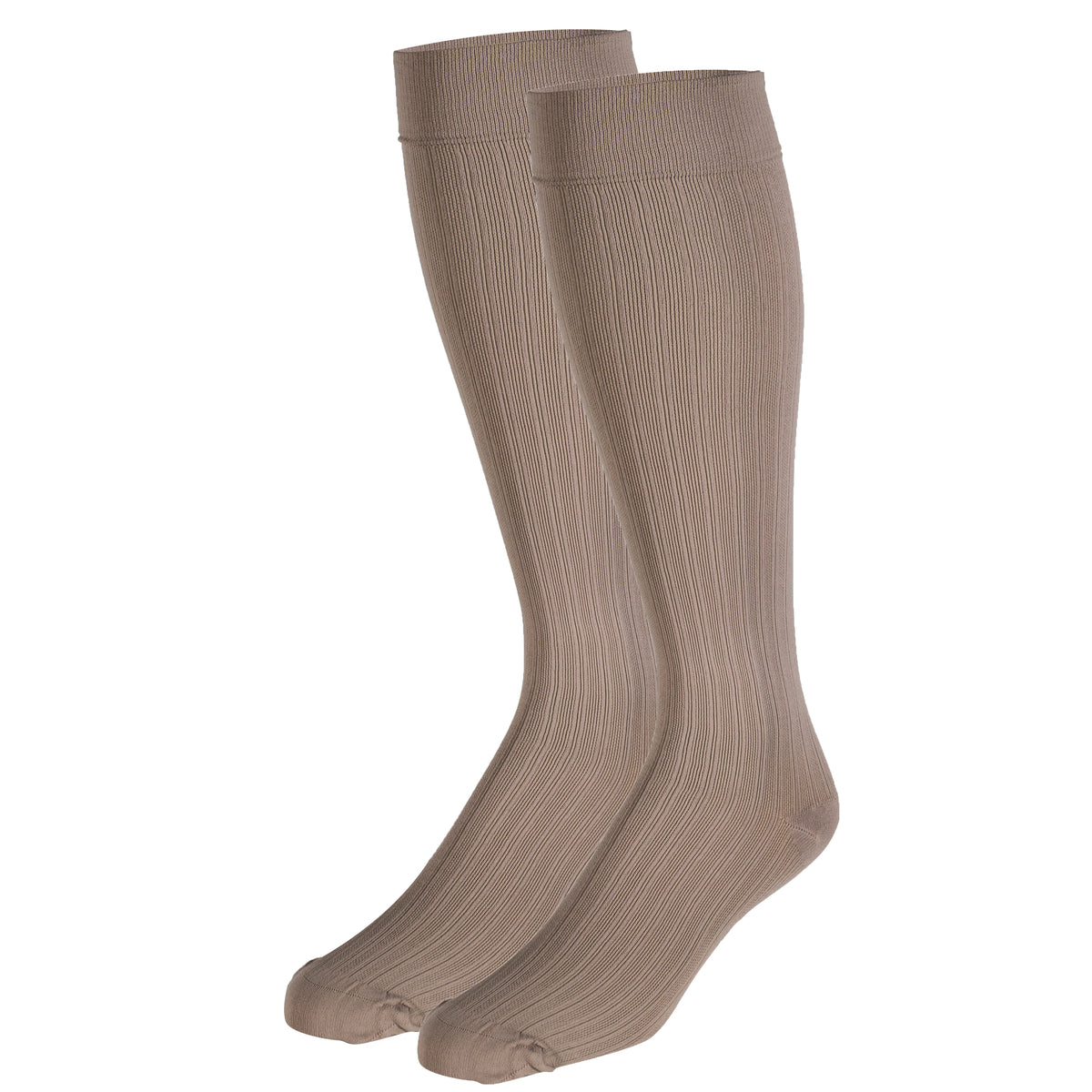 Truform Compression Socks, 15-20 mmHg, Women's Dress Socks, Knee High Over Calf Length