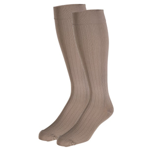 Truform Compression Socks, 15-20 mmHg, Women's Dress Socks, Knee High Over Calf Length
