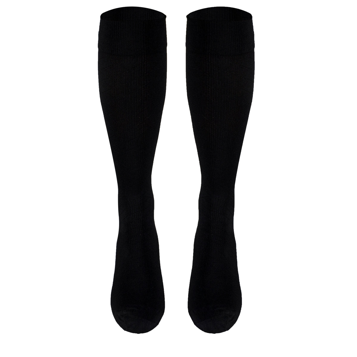 Truform Travel Compression Socks for Men and Women, 15-20 Knee High Over Calf Length