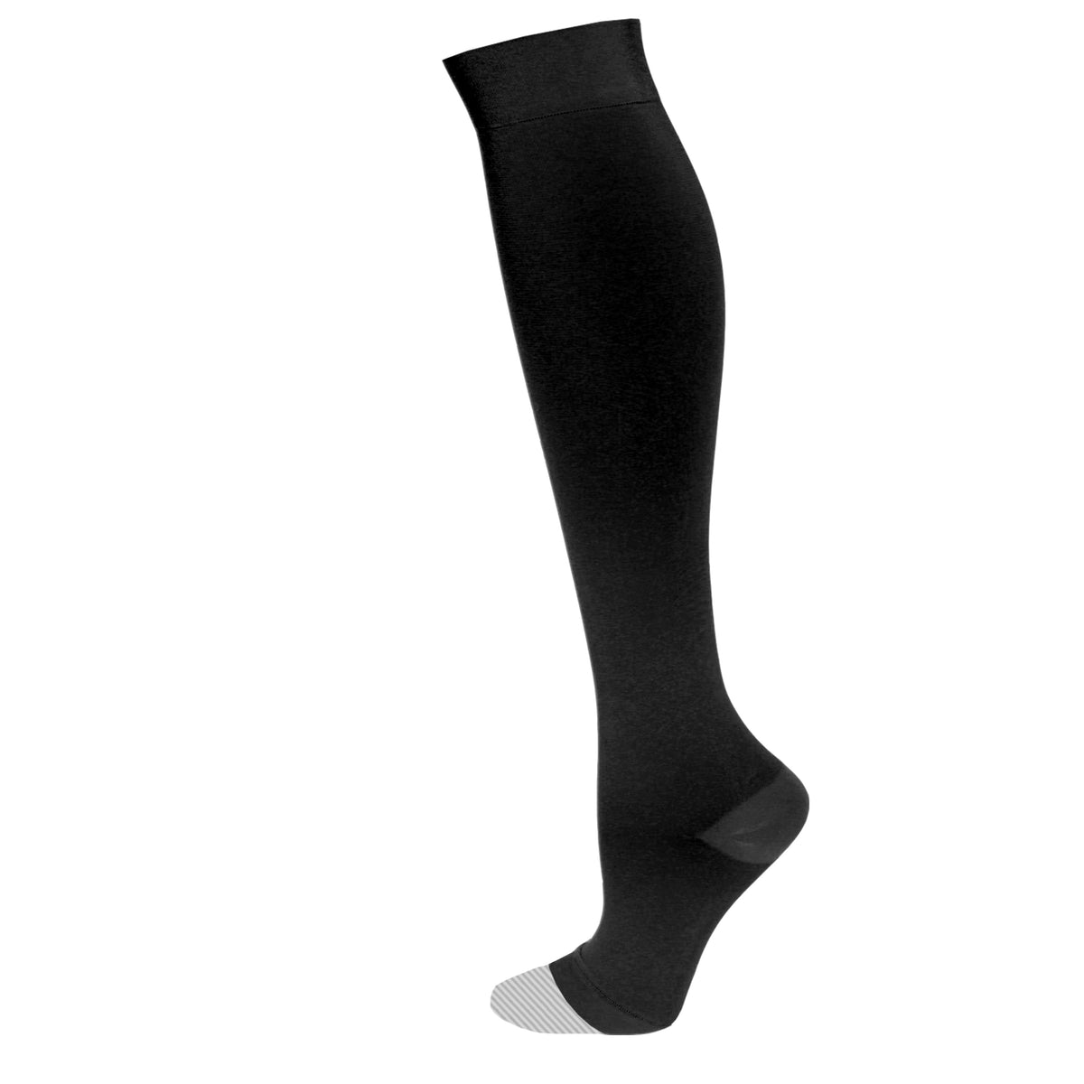 Truform Surgical Stockings, 18 mmHg Compression for Men and Women, Knee High Length, Open Toe