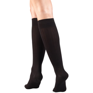 Truform Compression Socks, 15-20 mmHg, Women's Dress Socks, Knee High Over Calf Length