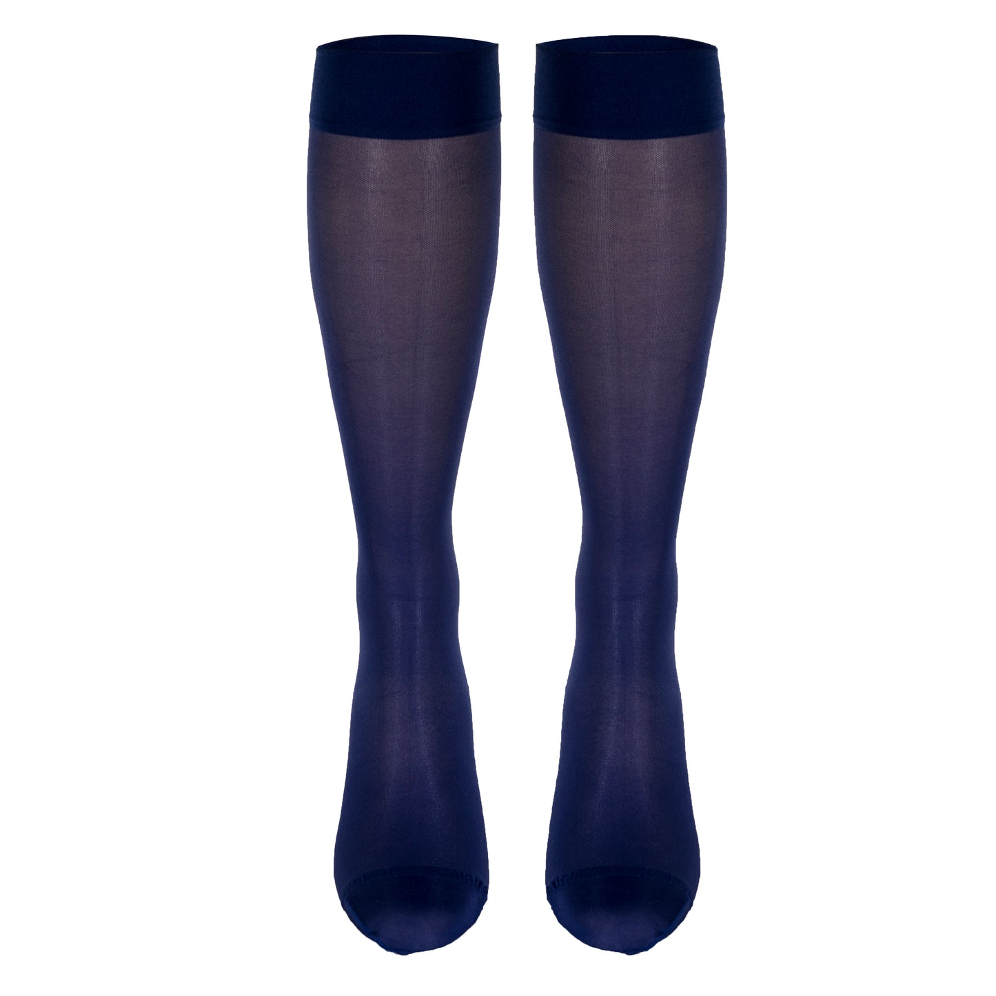 Truform Sheer Compression Stockings, 15-20 mmHg, Women's Knee High Length, 20 Denier