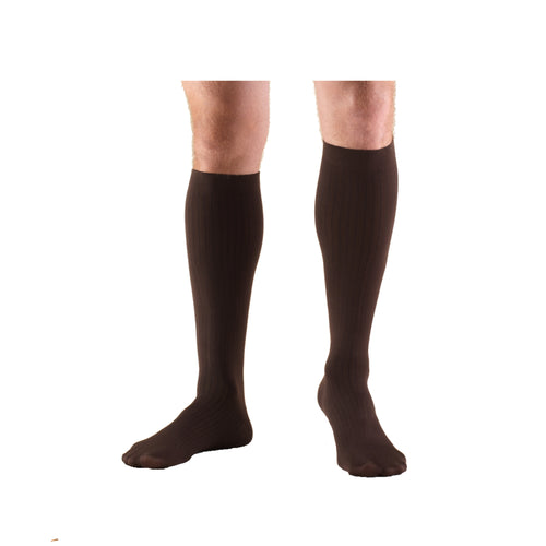 Truform Compression Socks, 8-15 mmHg, Men's Dress Socks, Knee High Over Calf Length