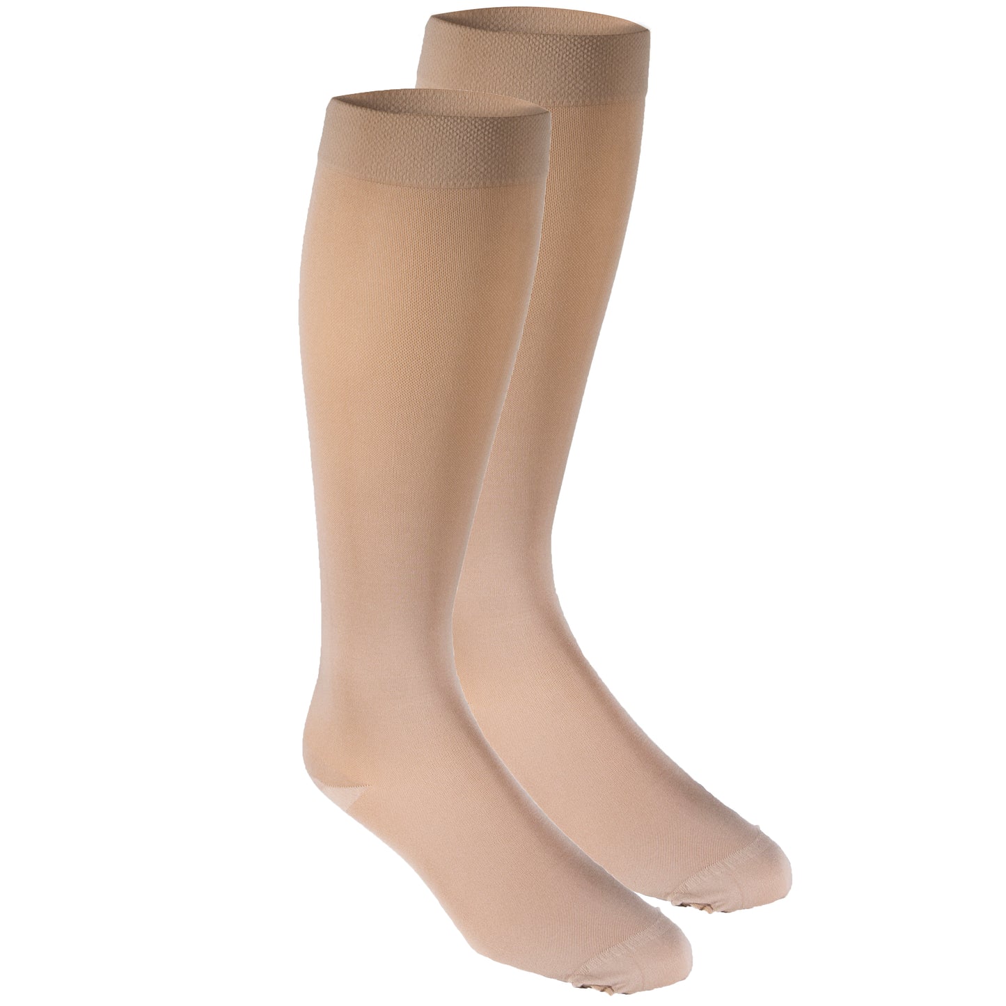 Truform Women's Compression Stockings, 15-20 mmHg, Knee High Length, Closed Toe, Opaque